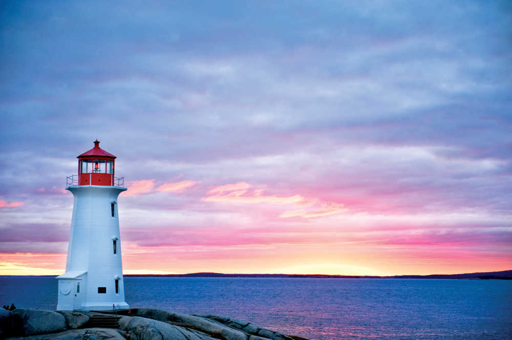Lighthouse at Peggy’s Cove, outside Halifax, Nova Scotia, Canada