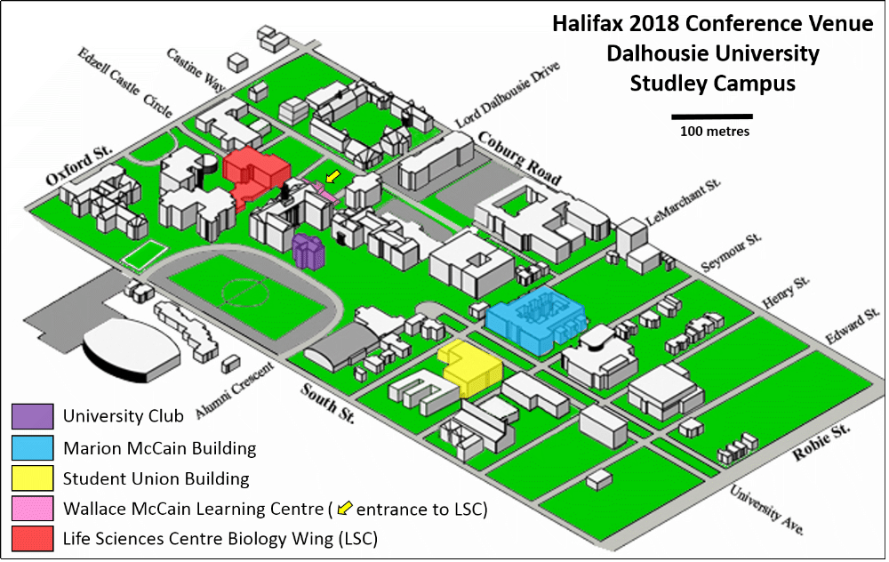 Dalhousie University campus map